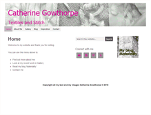 Tablet Screenshot of catherinegowthorpe.com